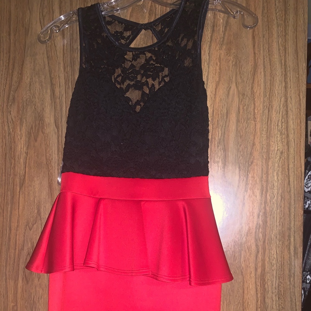 Lace mini dress